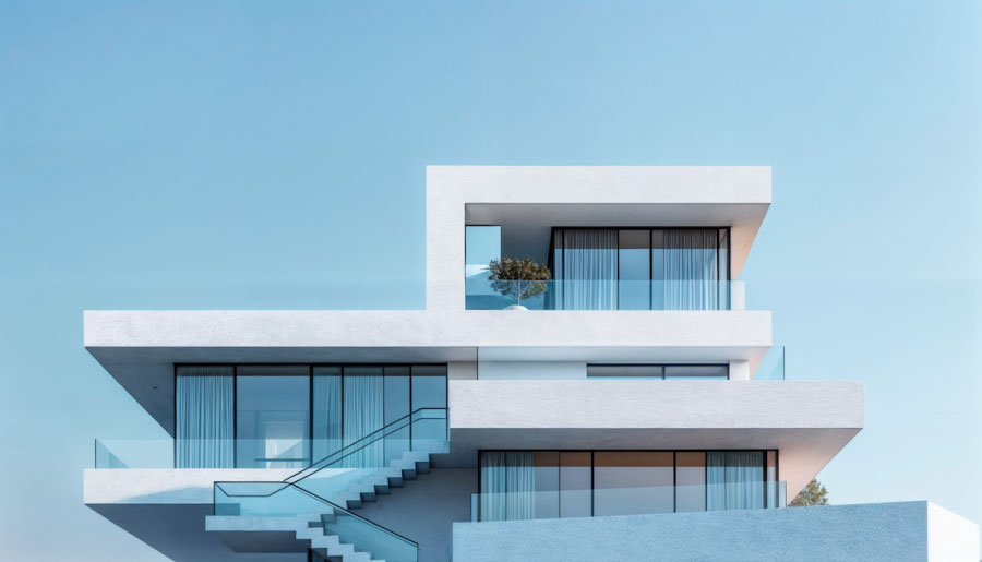 A modern architectural villa design showcasing professional Engineering Consultancy in Abu Dhabi.